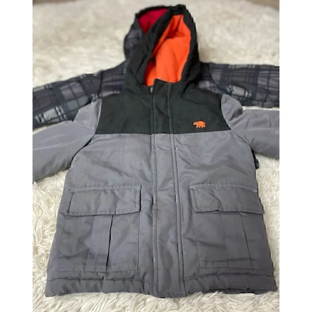 Boys Toddler 2 piece size 2T/24 Months Winter Jacket lot by Osh Kosh Bgosh & Chi